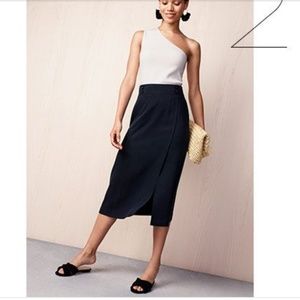 ann taylor gretel black suede slides sz 7